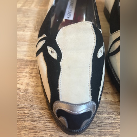 Vintage Donald Pliner Cow Print Loafers 🐄 - Picture 4 of 17